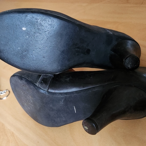 Escarpin cuir newbuck, fly london, gris charcoal - Picture 5 of 7